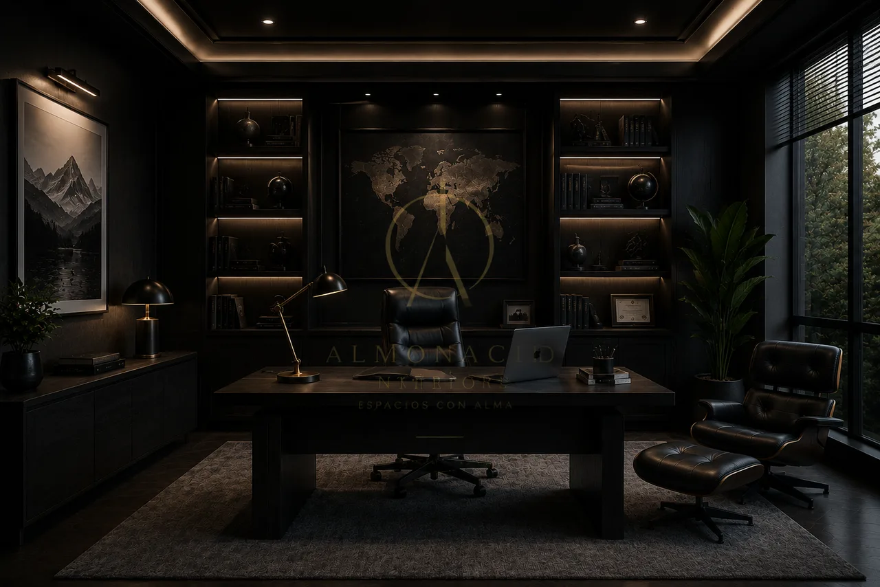 Home Office Oscuro
