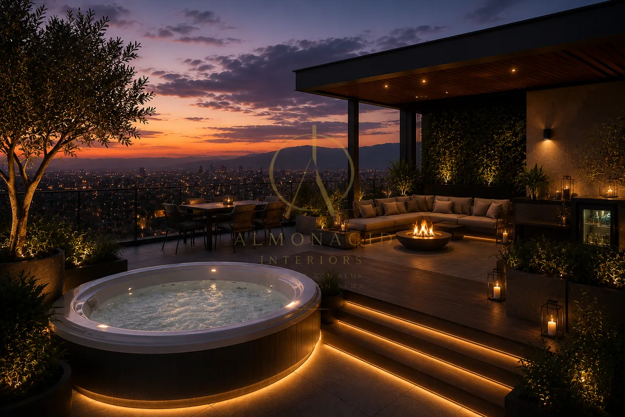 Terraza con Jacuzzi